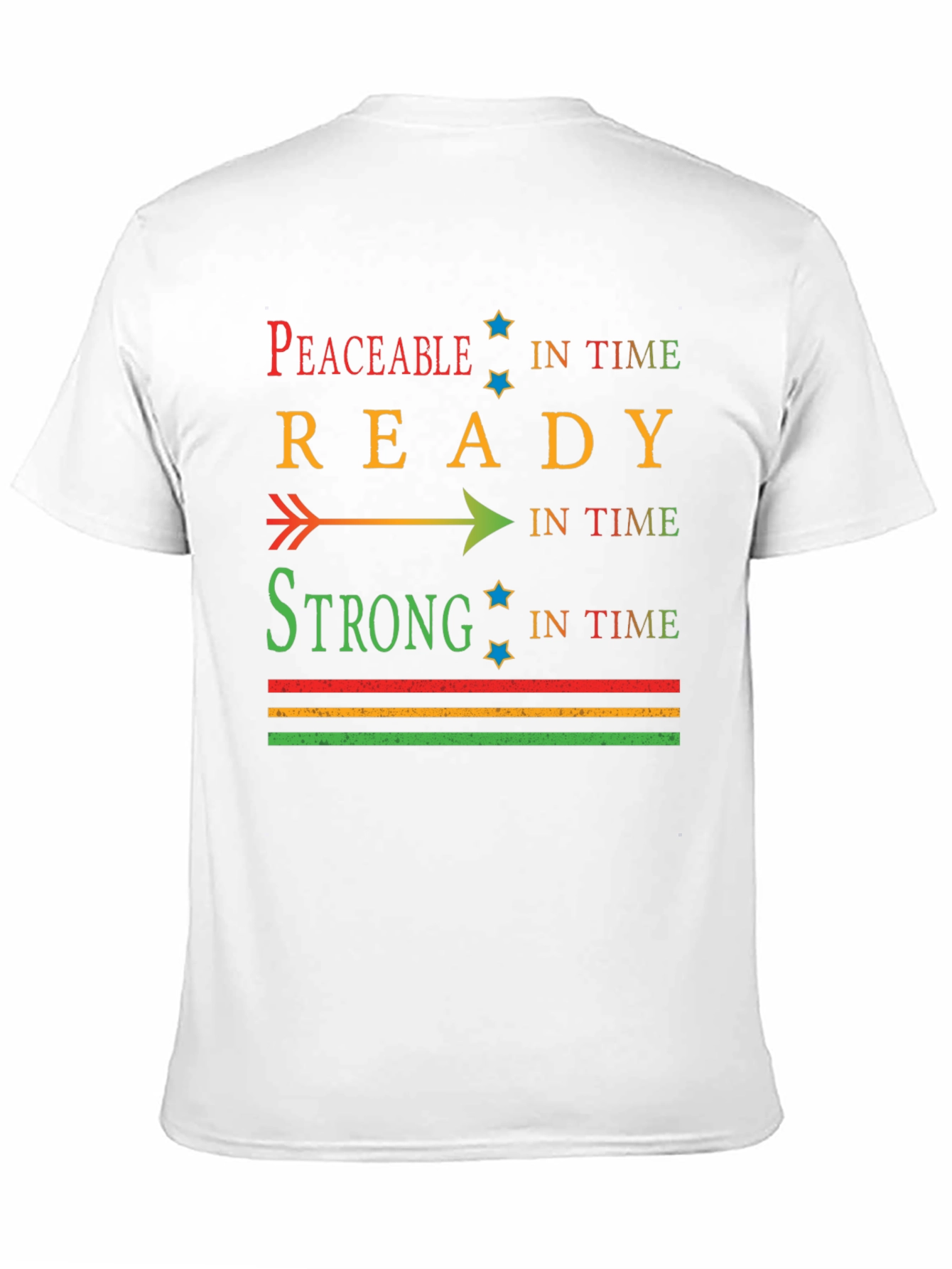 Peaceable Ready Strong T-Shirt - Positive Affirmation