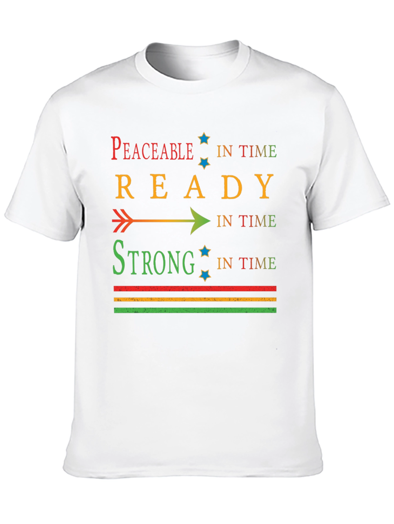 Peaceable Ready Strong T-Shirt - Positive Affirmation