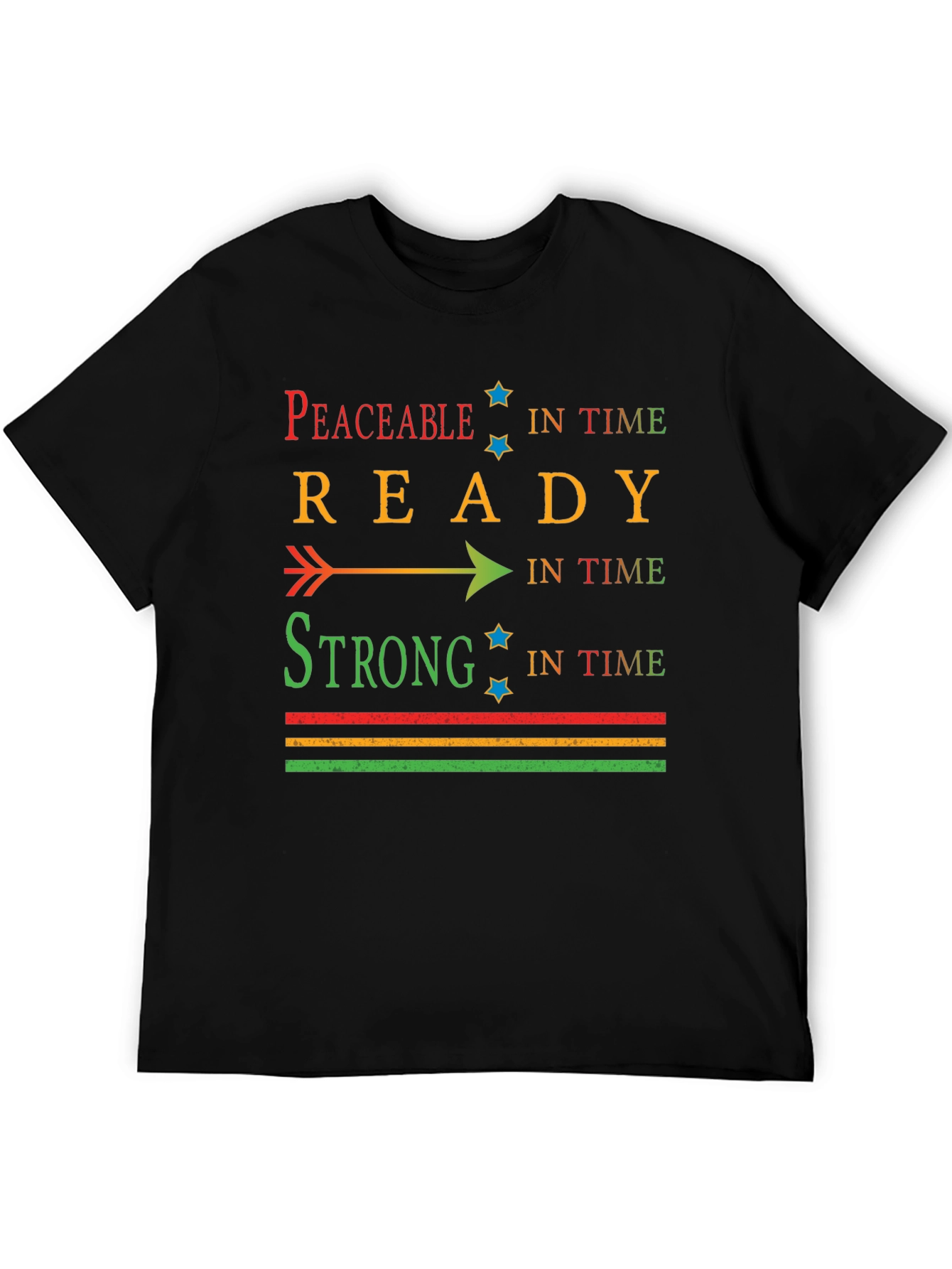 Peaceable Ready Strong T-Shirt - Positive Affirmation
