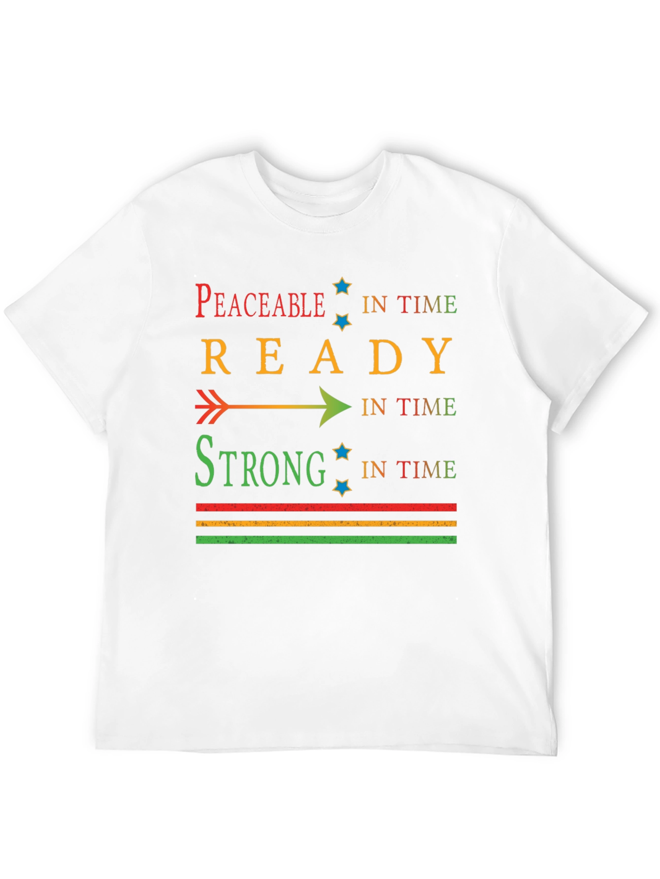 Peaceable Ready Strong T-Shirt - Positive Affirmation