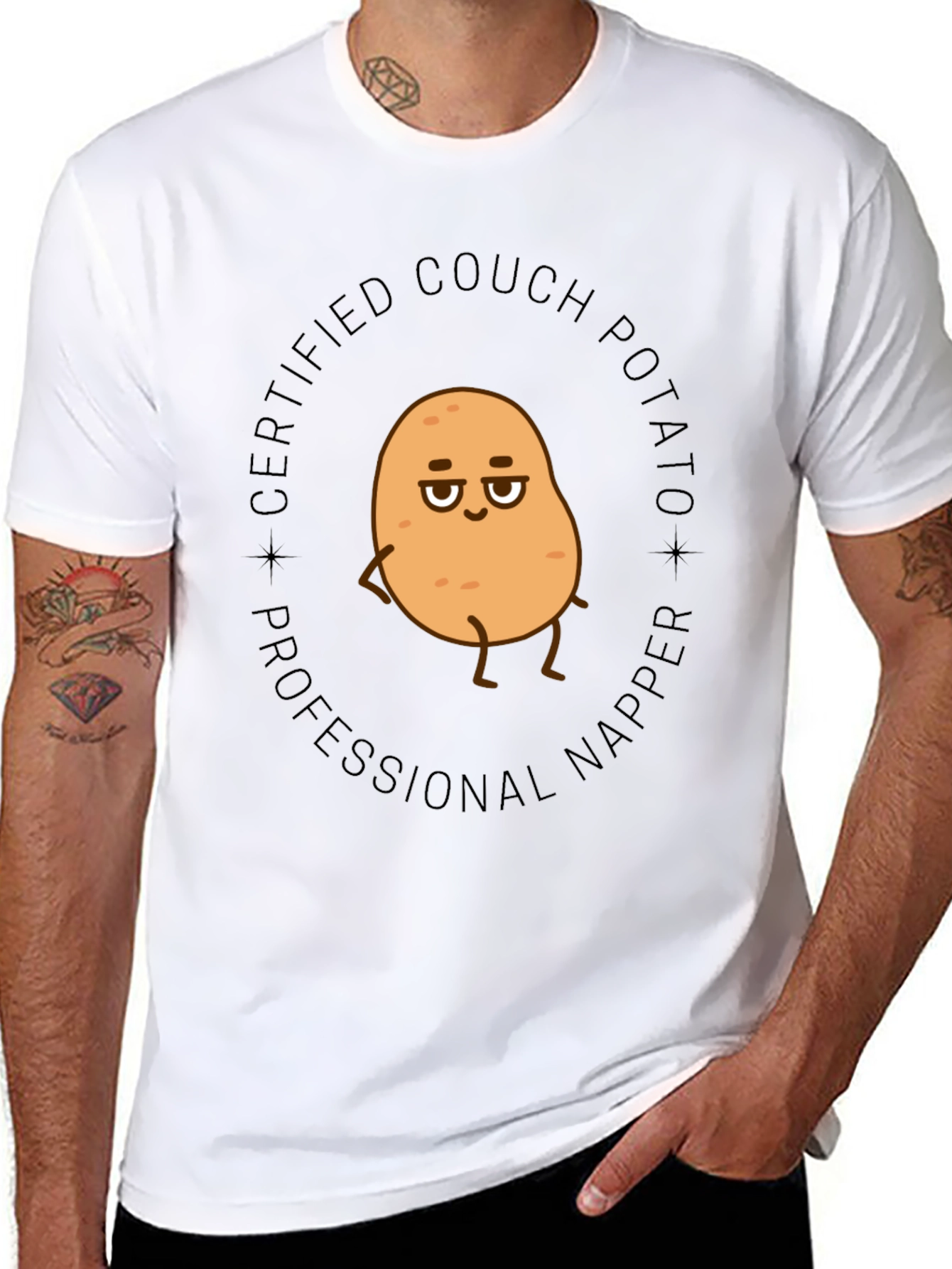 Couch Potato Napper Graphic Tee
