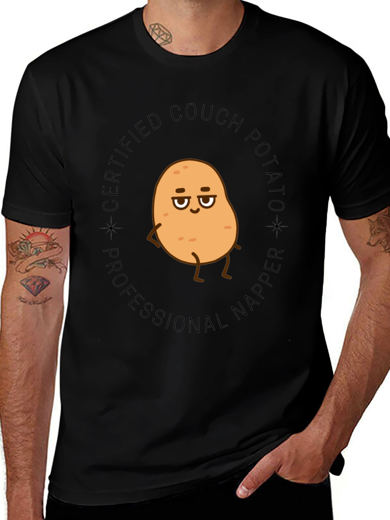 Couch Potato Napper Graphic Tee