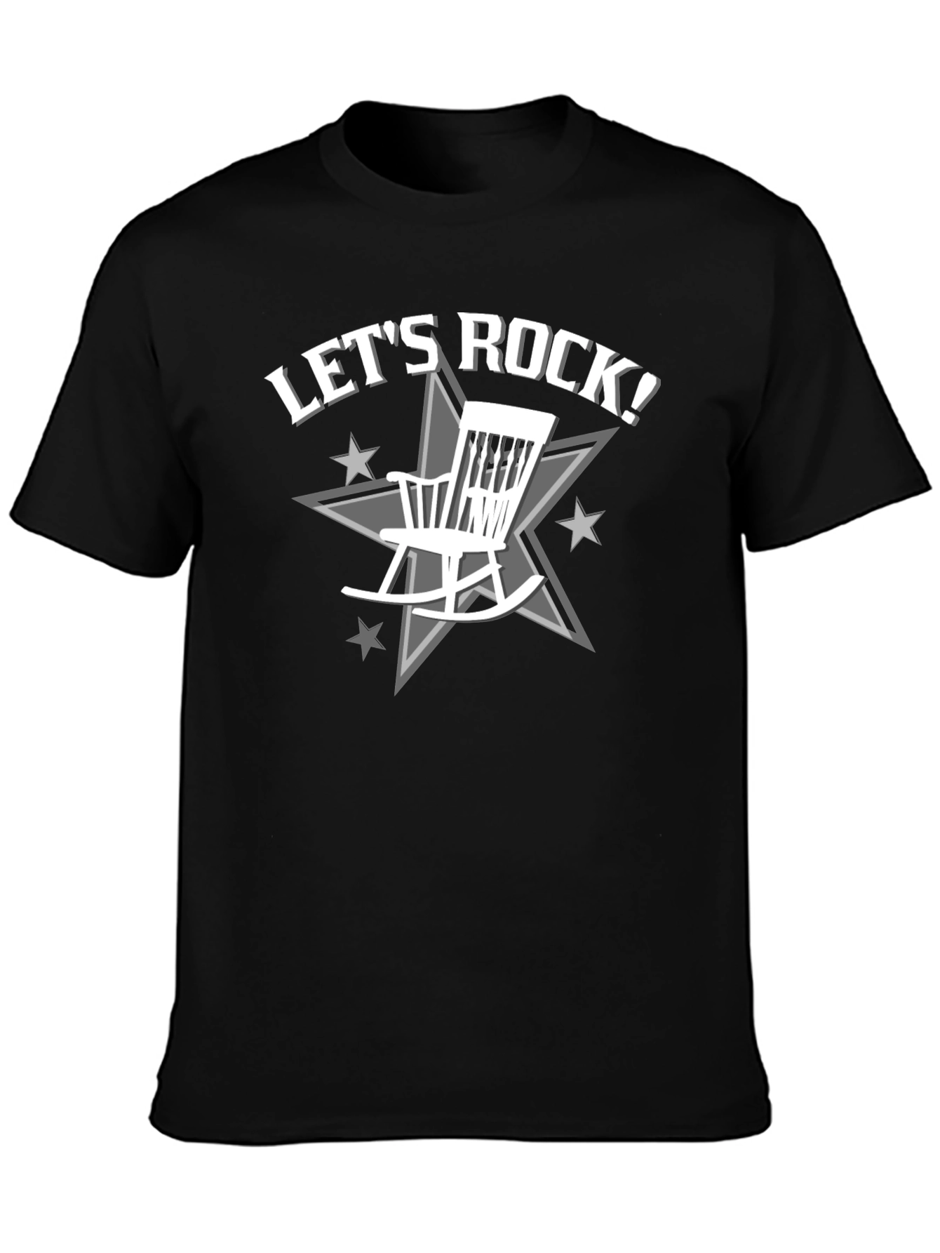 Lets Rock Rocking Chair Graphic T-Shirt