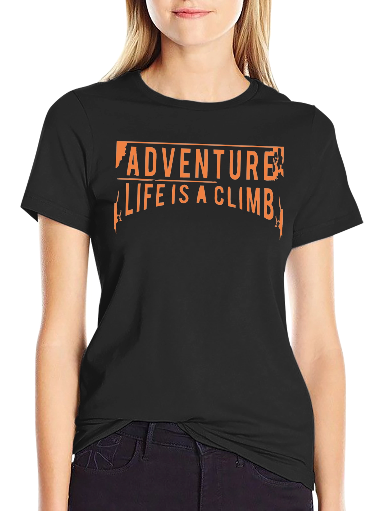 Adventure Life is a Climb Graphic T-Shirt