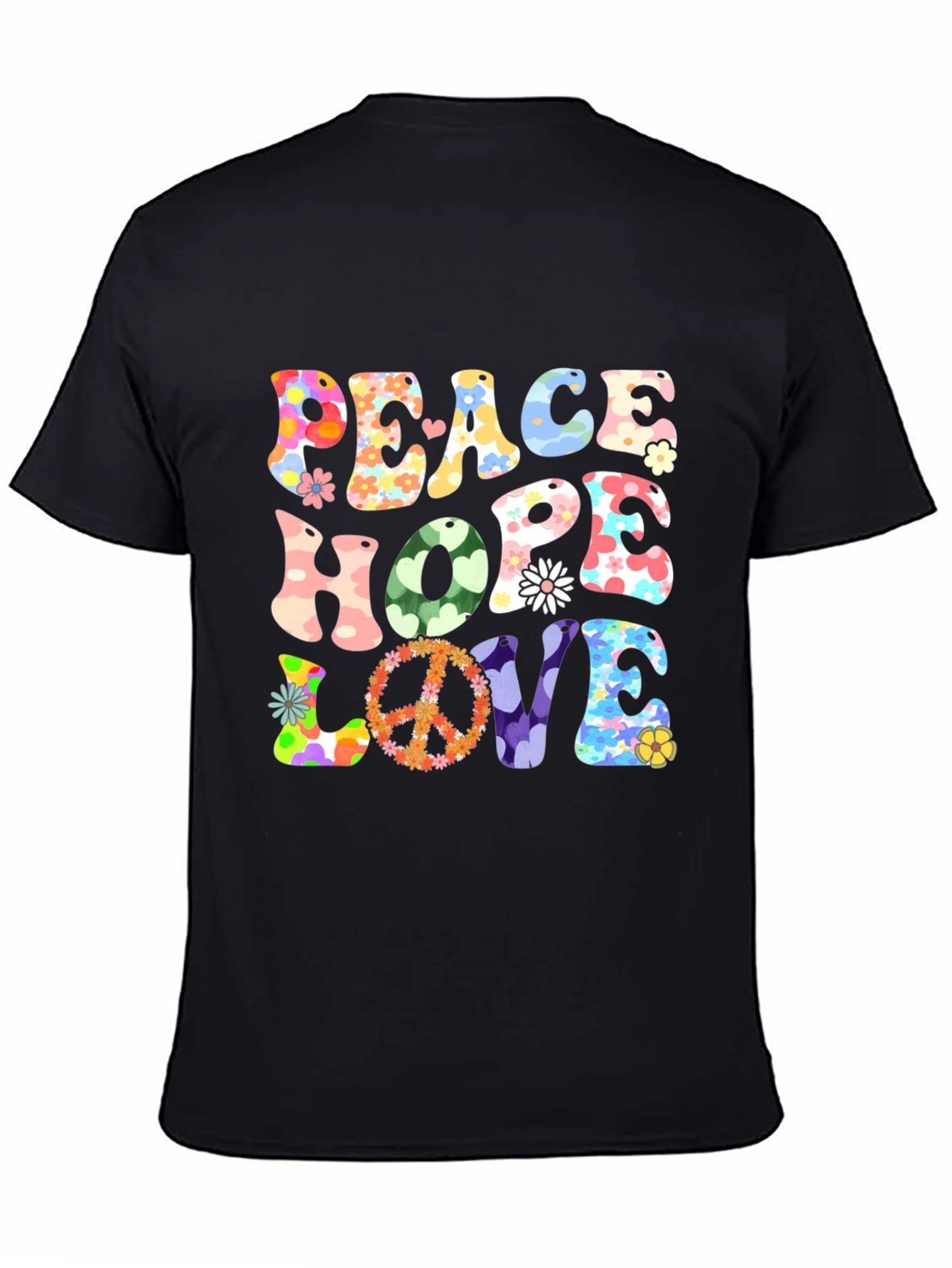 Peace Hope Love Retro Graphic Tee