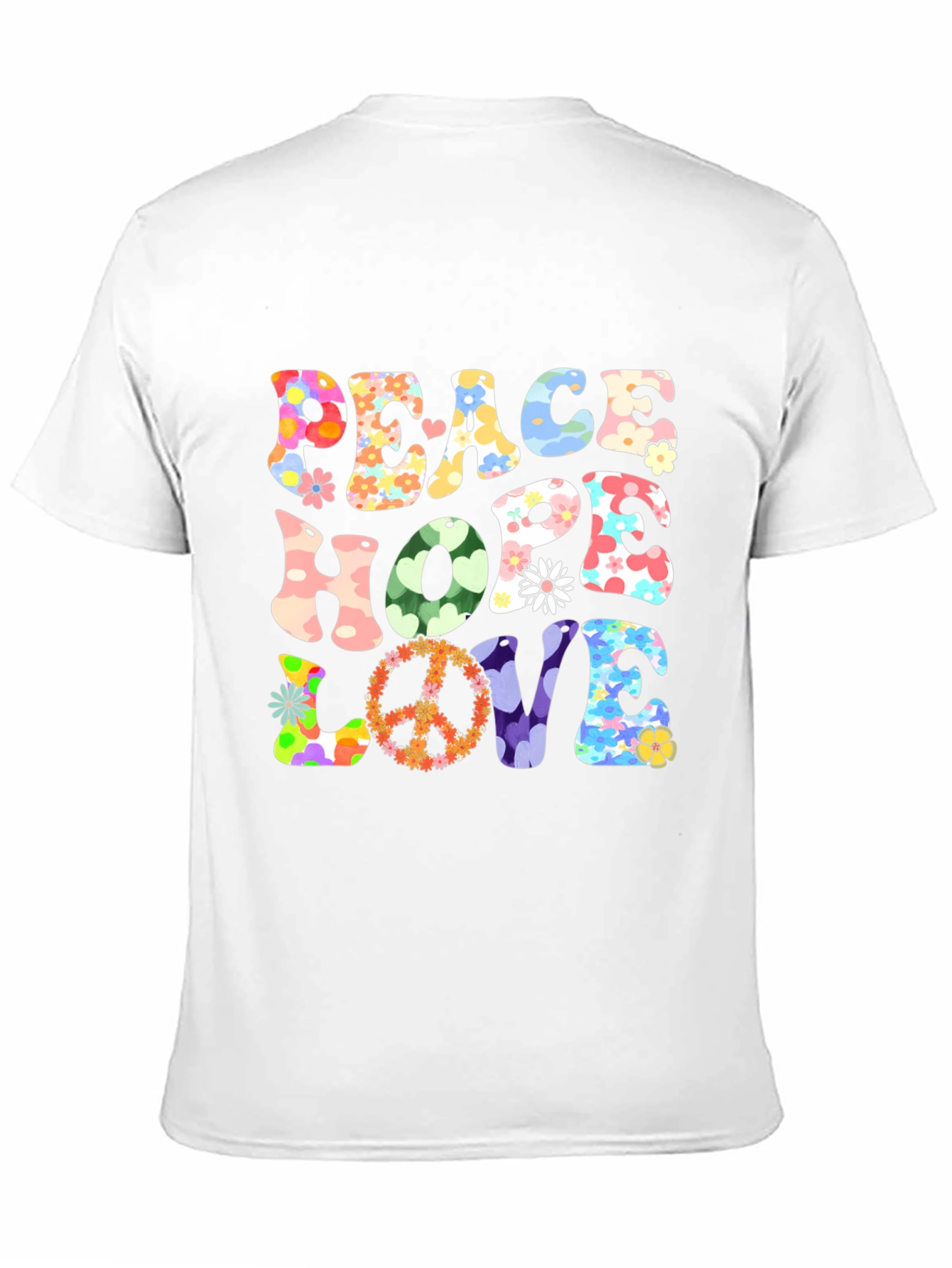 Peace Hope Love Retro Graphic Tee