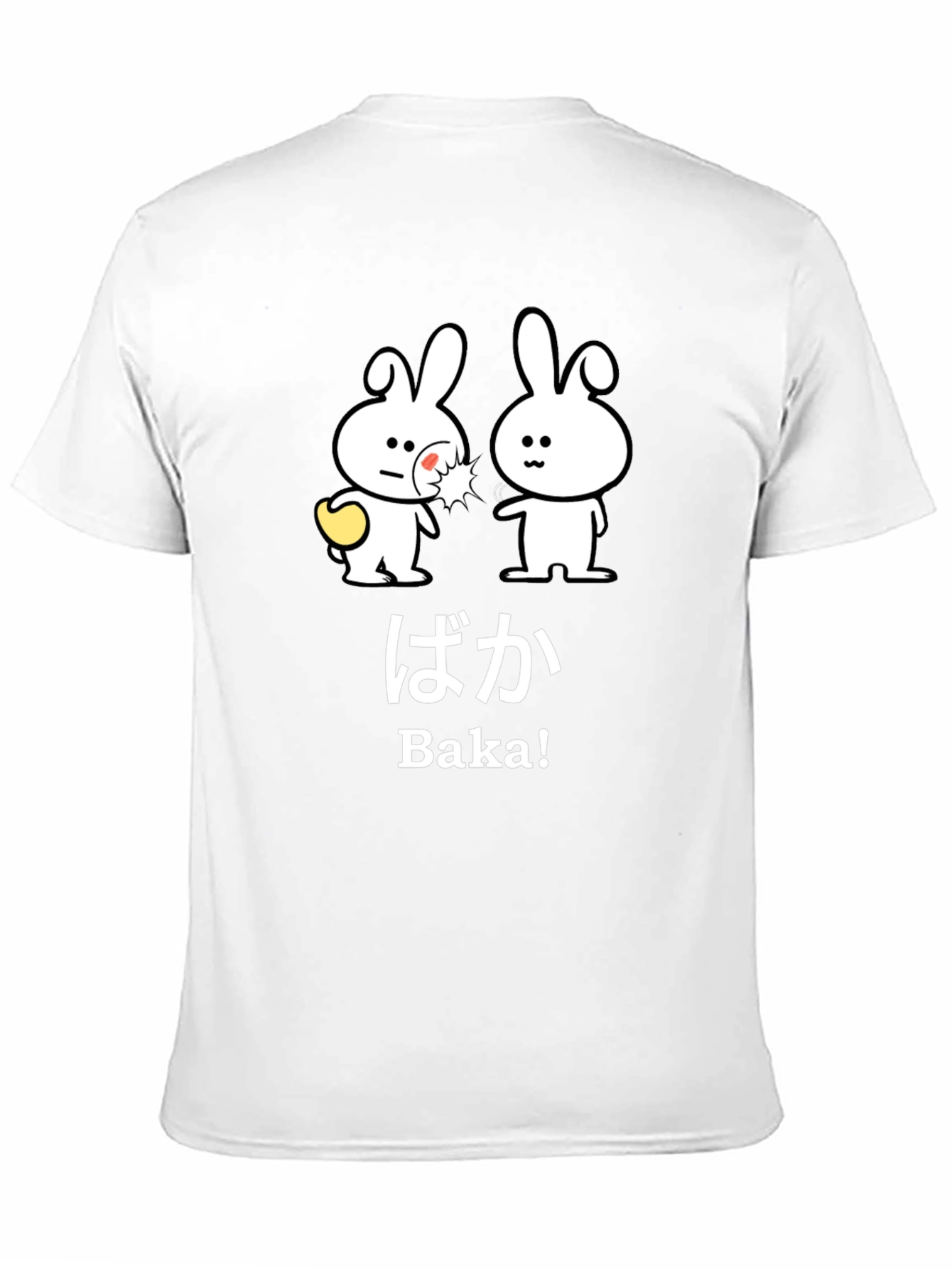 Baka Funny Bunny Graphic T-Shirt