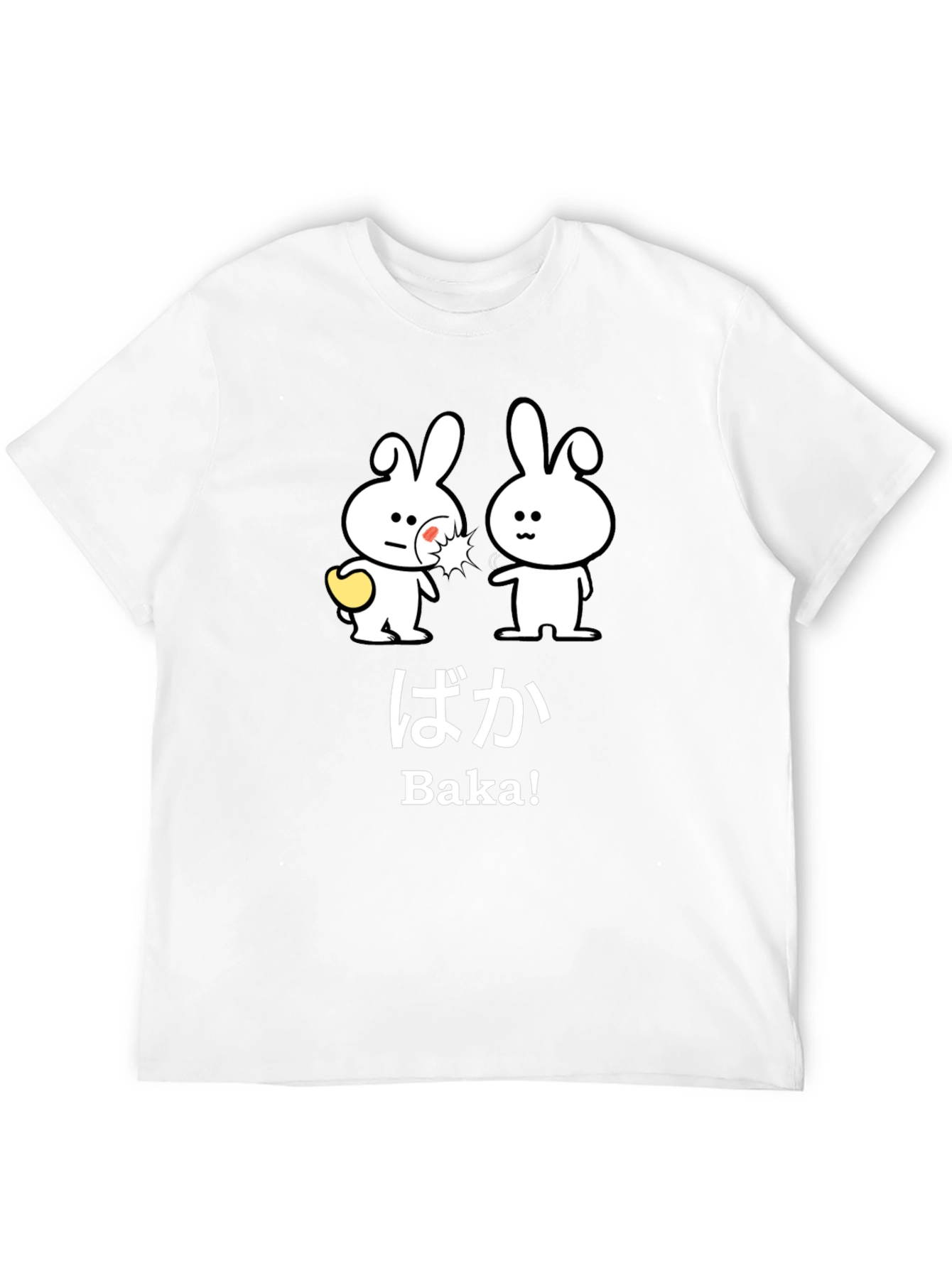 Baka Funny Bunny Graphic T-Shirt