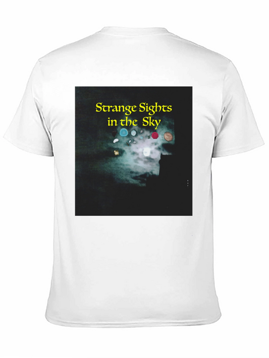 Strange Sights in the Sky Graphic Tee - Black