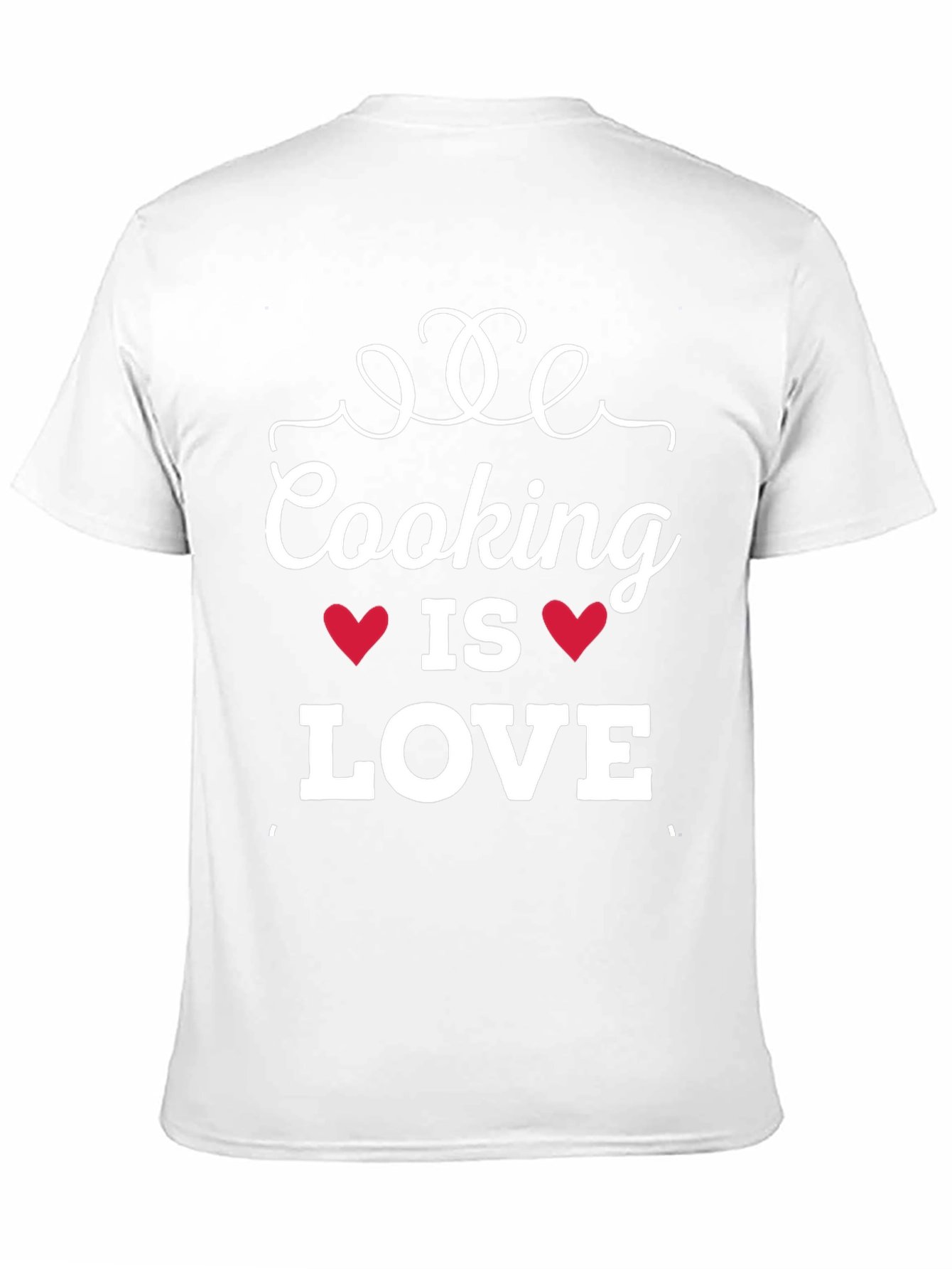 Cooking is Love T-Shirt - Black