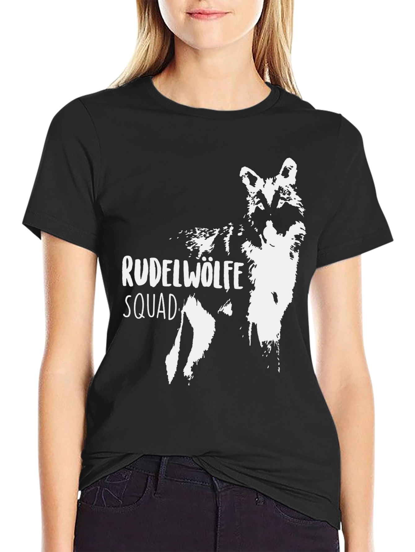 Rudelwölfe Squad Black T-Shirt