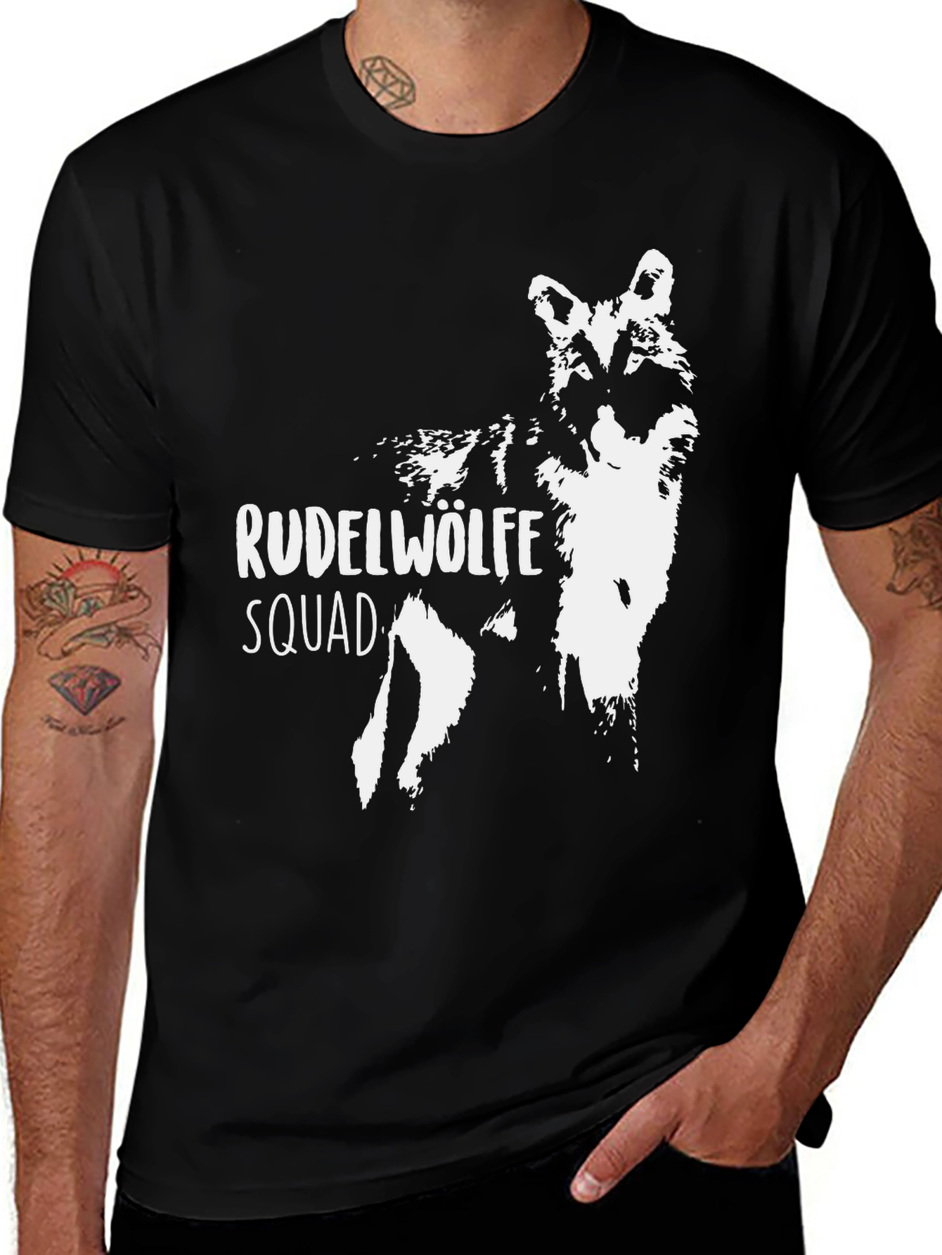 Rudelwölfe Squad Black T-Shirt