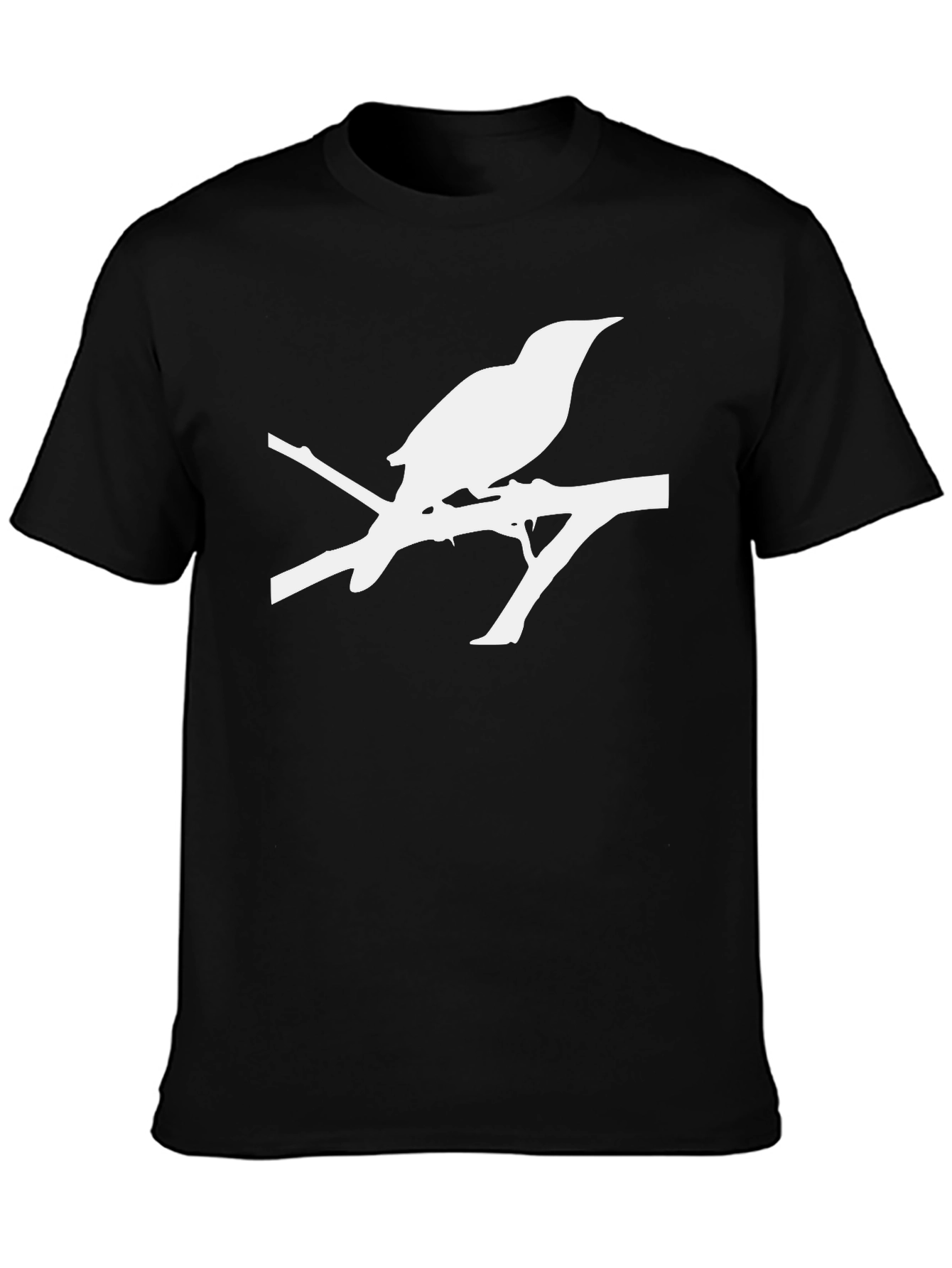 Bird on Branch Graphic T-Shirt