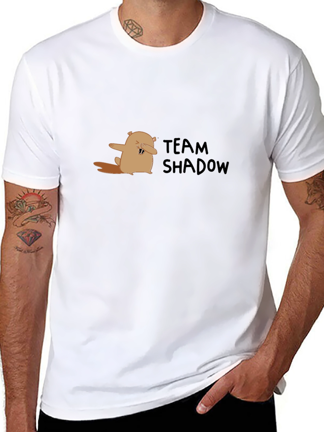Team Shadow Graphic T-Shirt - Black