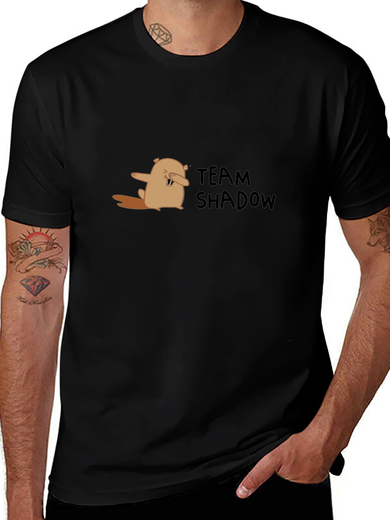 Team Shadow Graphic T-Shirt - Black