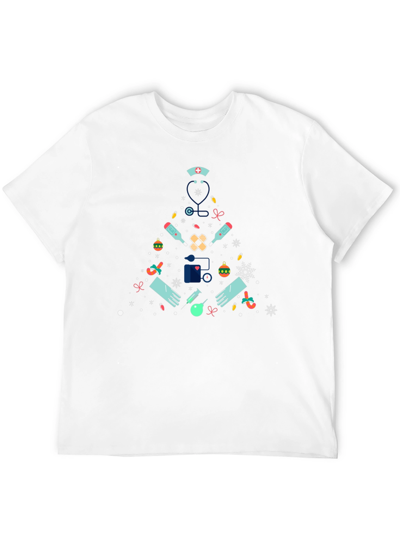 Nurse Christmas Tree T-Shirt