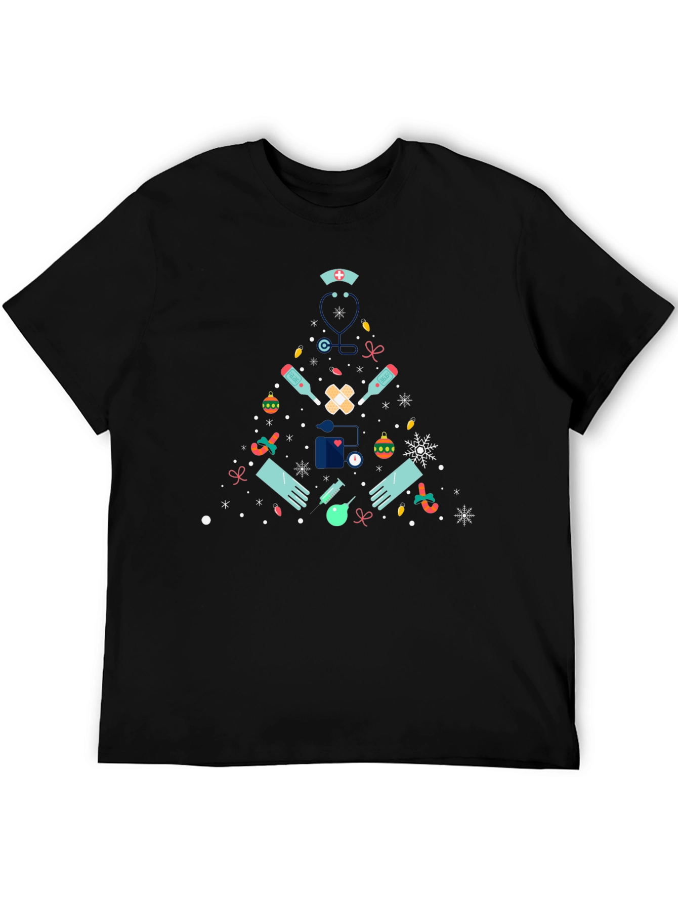 Nurse Christmas Tree T-Shirt
