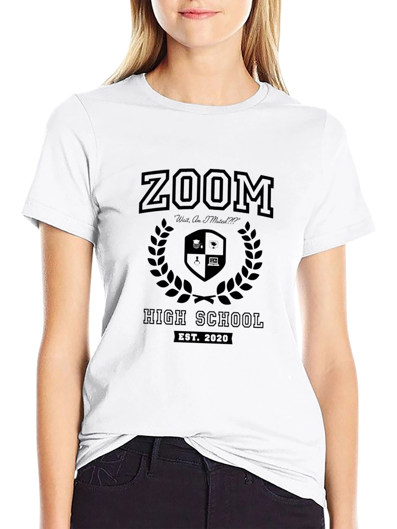 Zoom High School Black T-Shirt EST. 2020