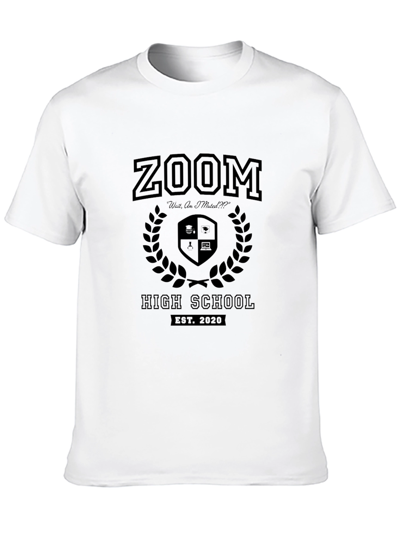 Zoom High School Black T-Shirt EST. 2020