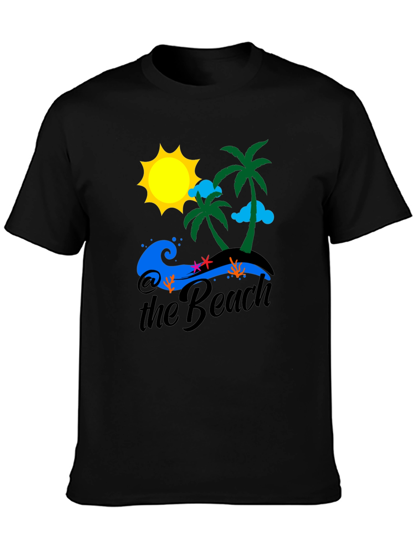Beach T-Shirt Palm Trees Sun