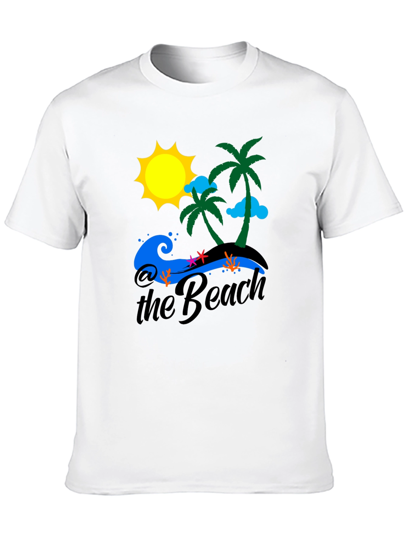 Beach T-Shirt Palm Trees Sun