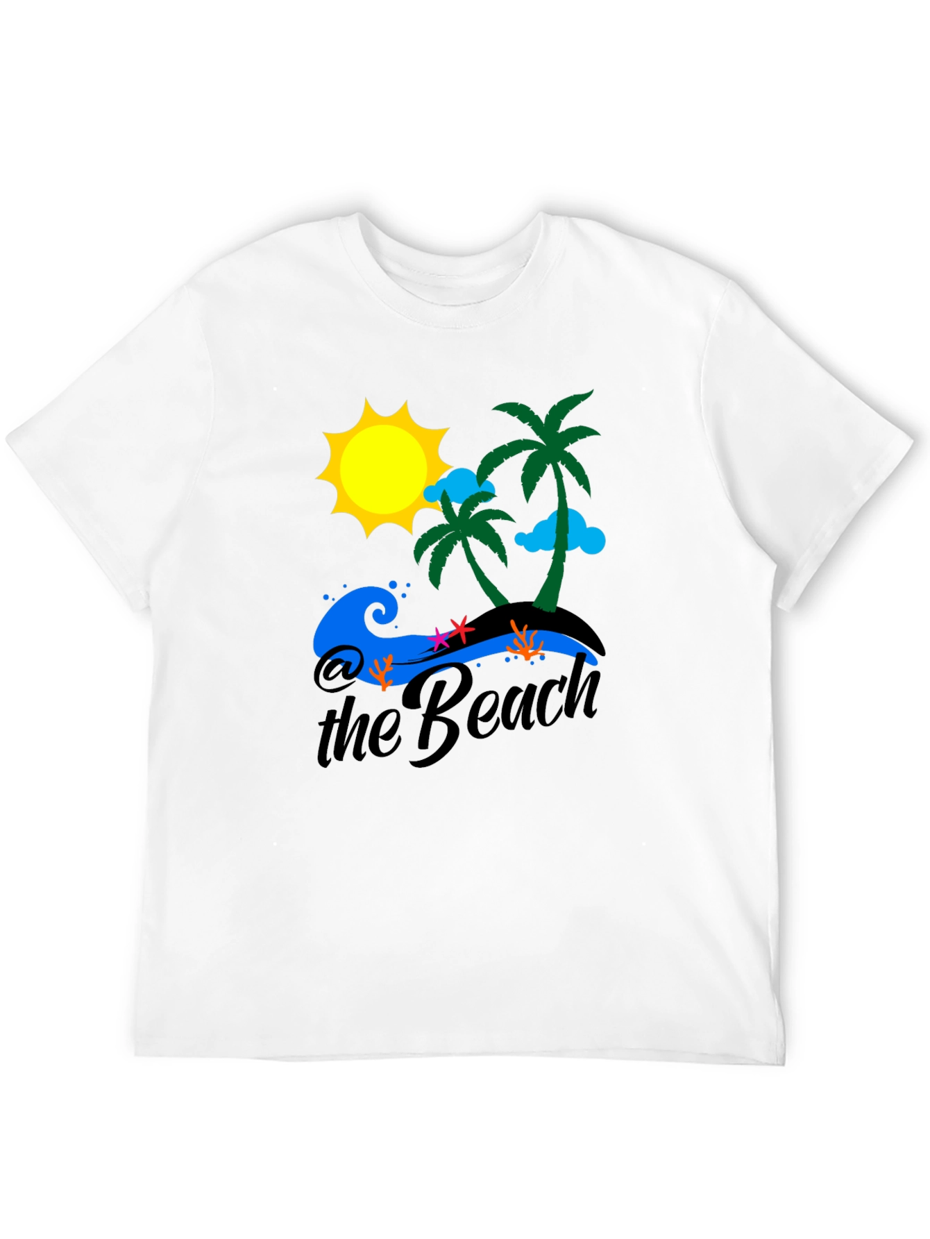 Beach T-Shirt Palm Trees Sun