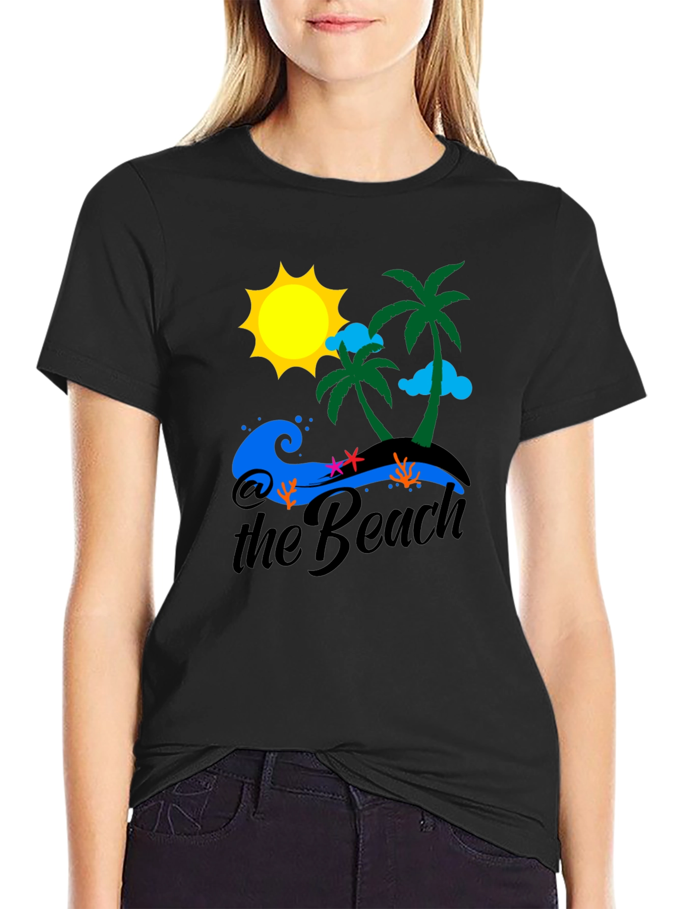 Beach T-Shirt Palm Trees Sun