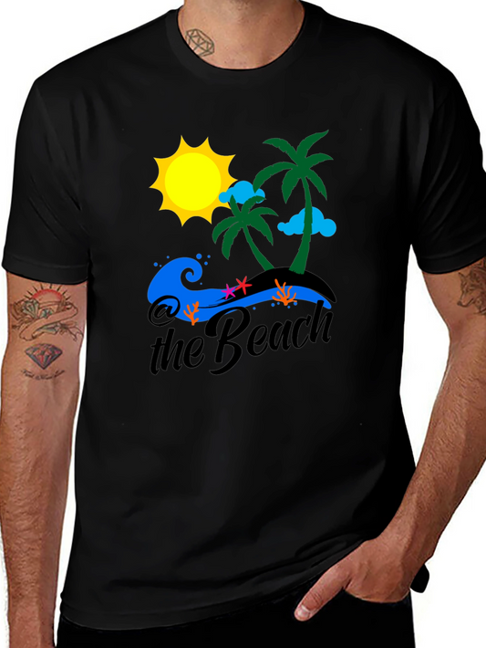 Beach T-Shirt Palm Trees Sun