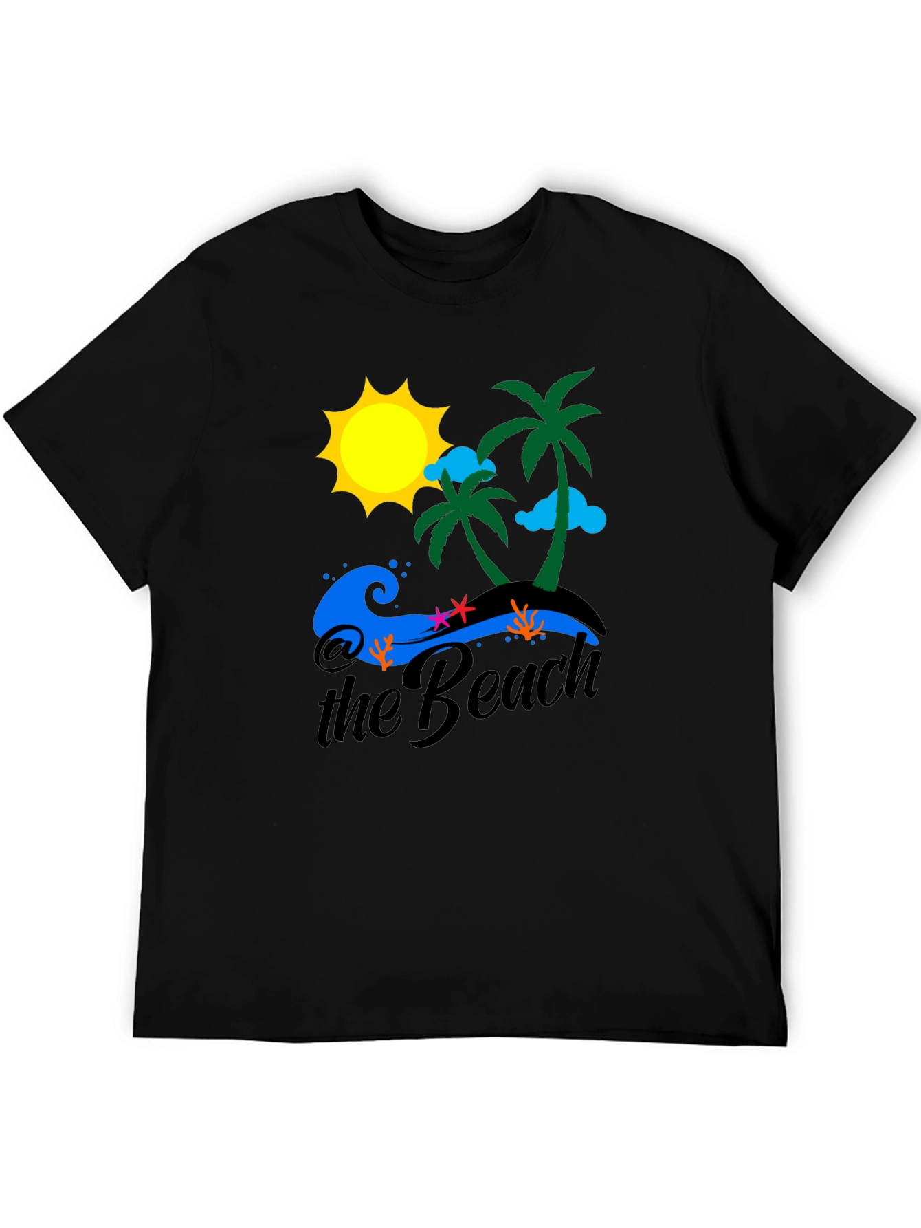 Beach T-Shirt Palm Trees Sun