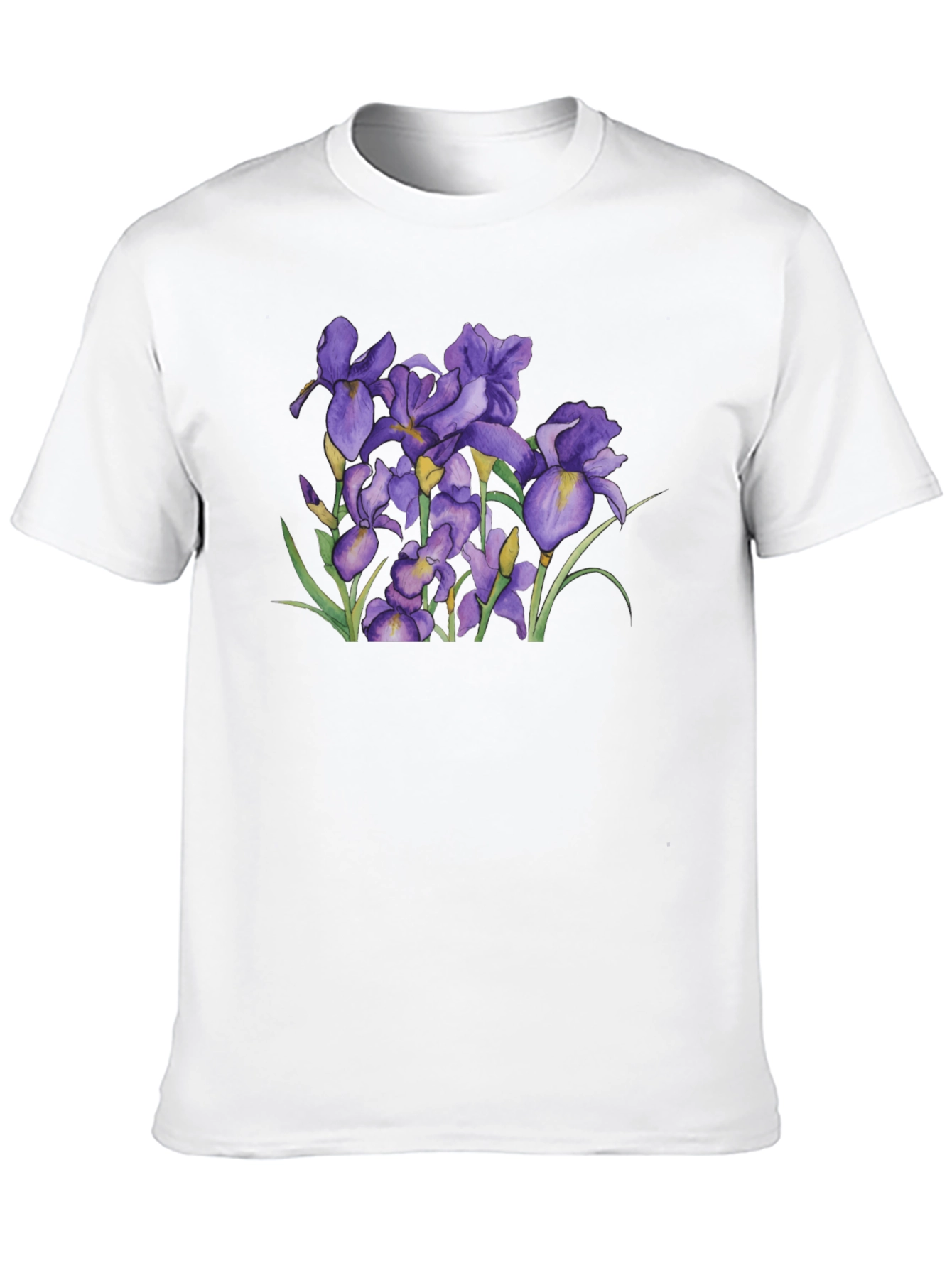 Floral Iris Graphic T-Shirt
