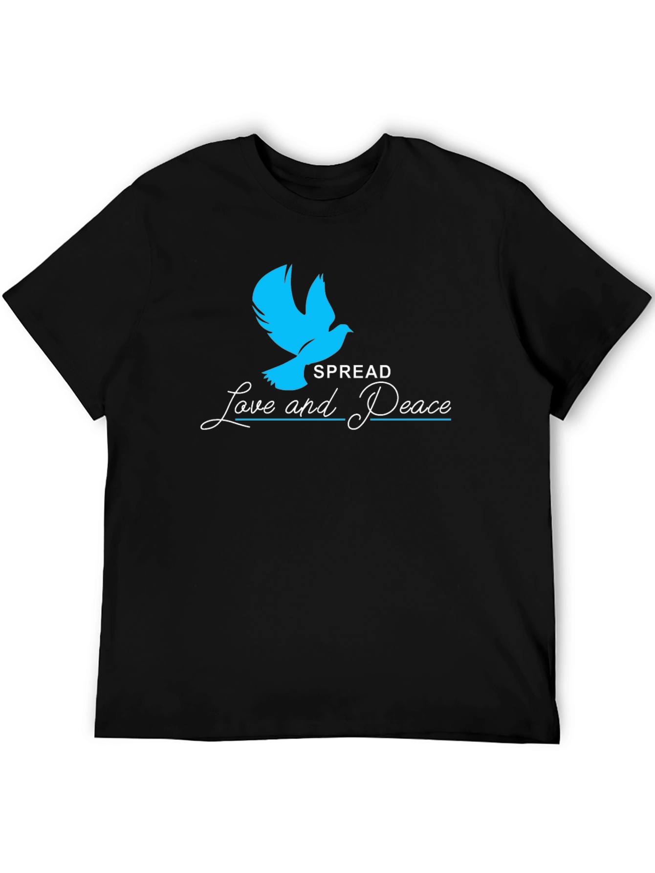 Spread Love and Peace T-Shirt - Dove Graphic Tee