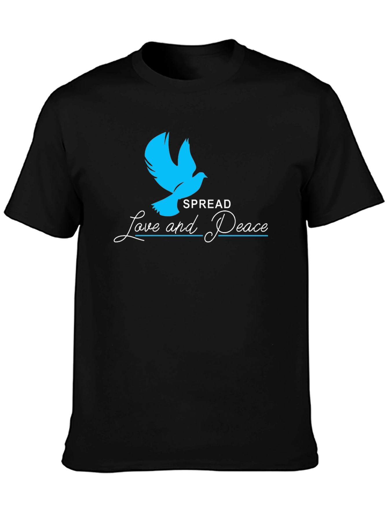 Spread Love and Peace T-Shirt - Dove Graphic Tee