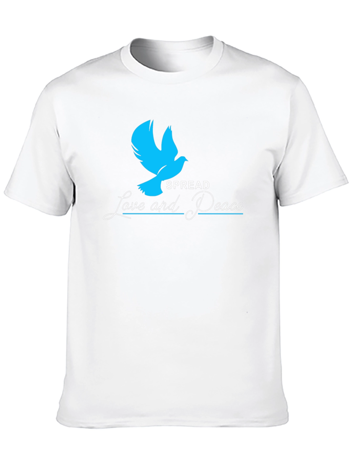Spread Love and Peace T-Shirt - Dove Graphic Tee