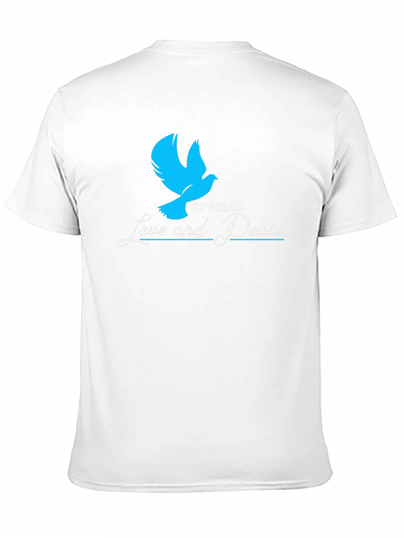 Spread Love and Peace T-Shirt - Dove Graphic Tee