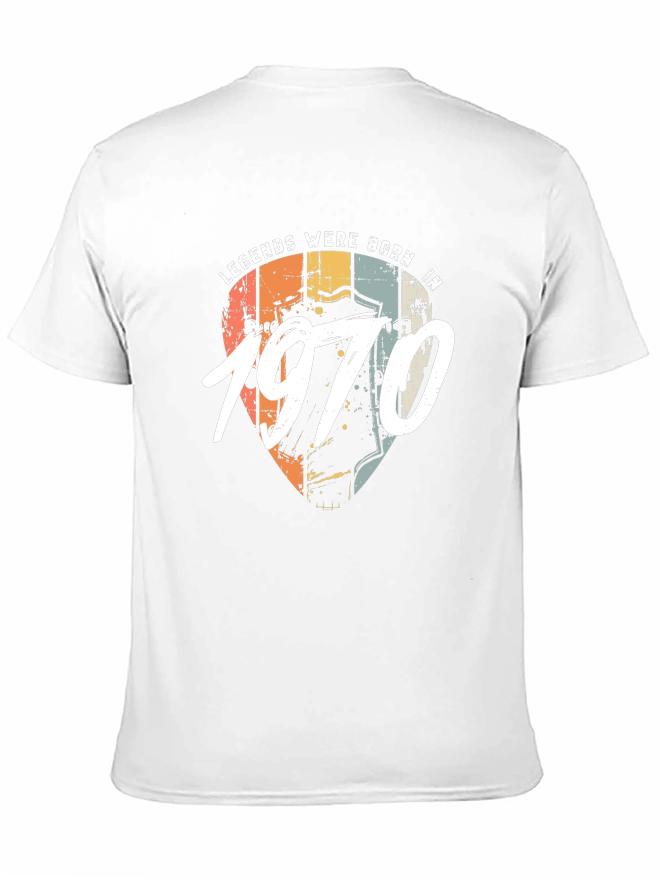 Legends Were Born In 1970 Black T-Shirt
