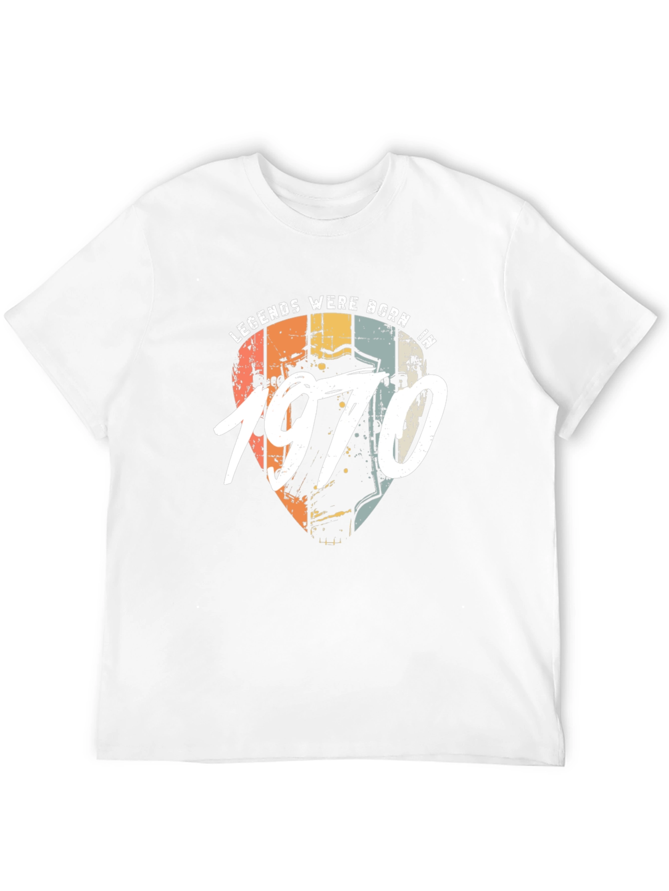 Legends Were Born In 1970 Black T-Shirt