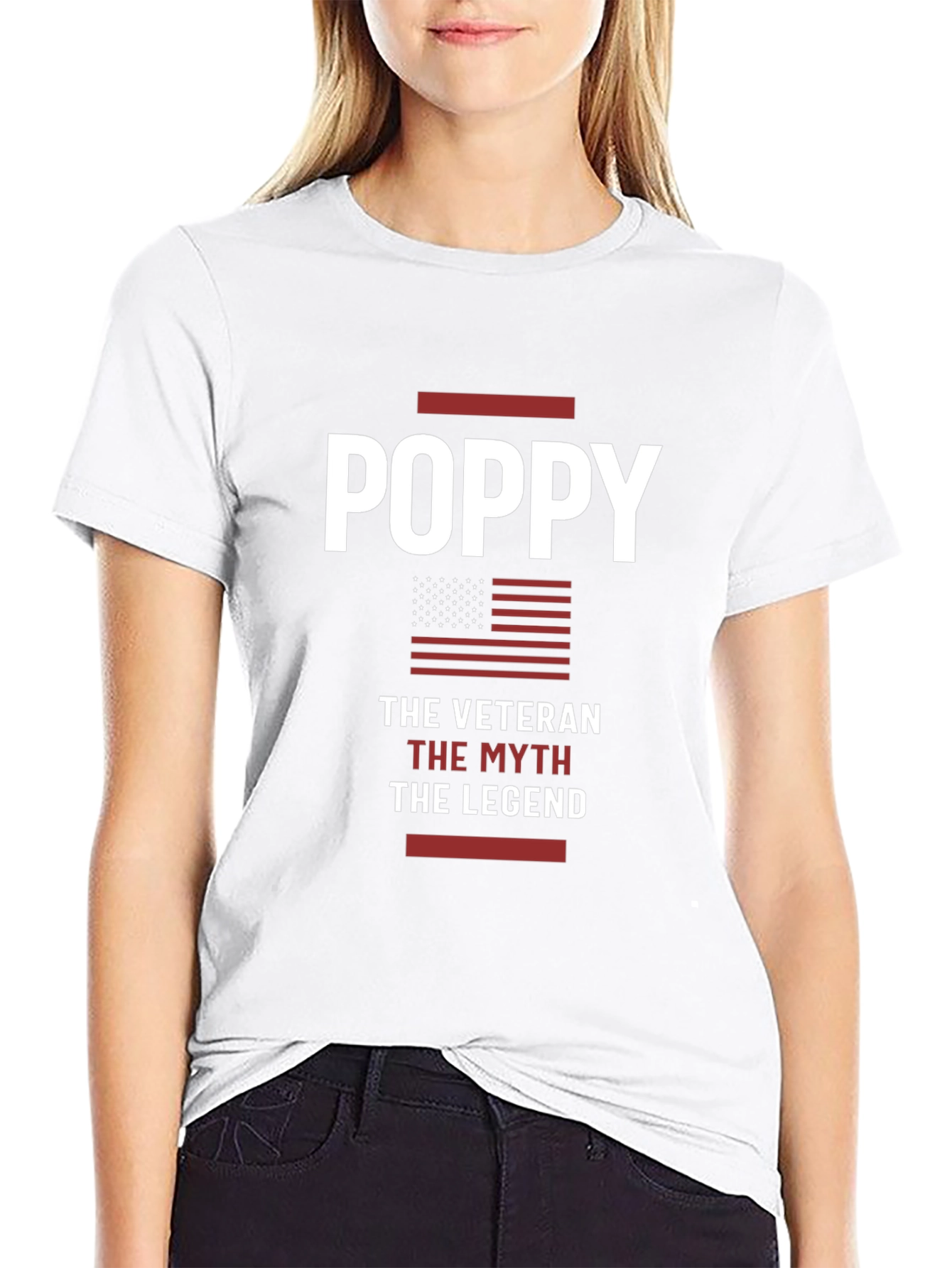 Poppy Veteran Myth Legend T-Shirt