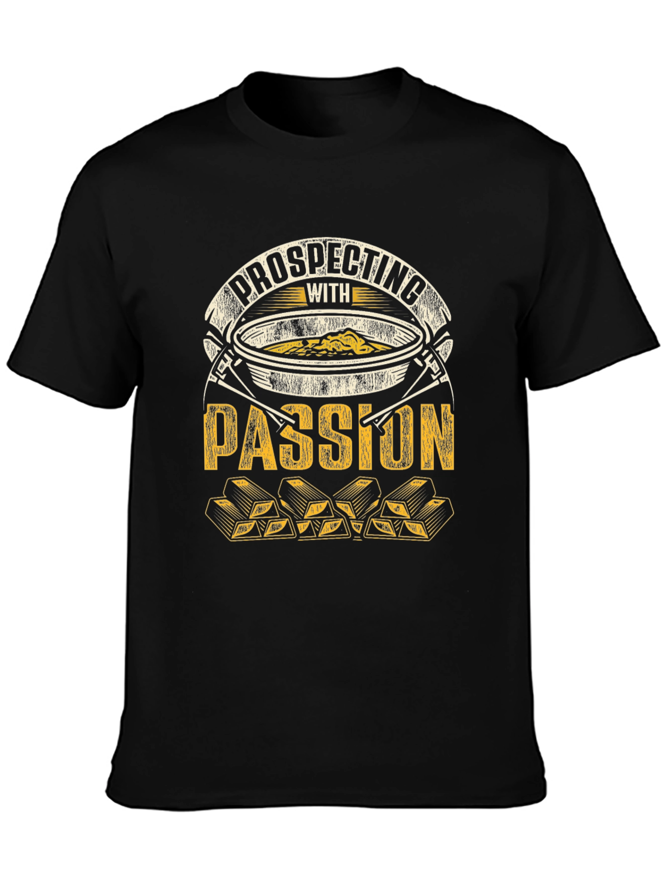 Prospecting with Passion T-Shirt - Gold Mining Design