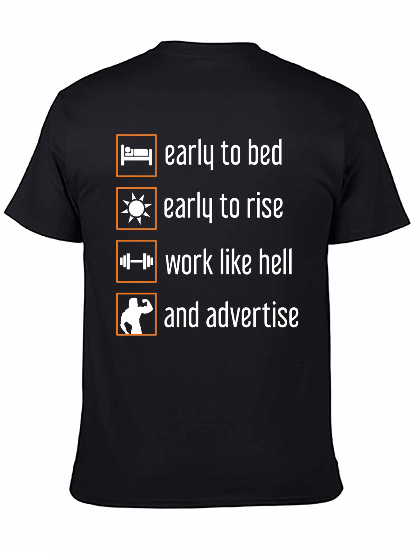 Early to Bed Fitness T-Shirt