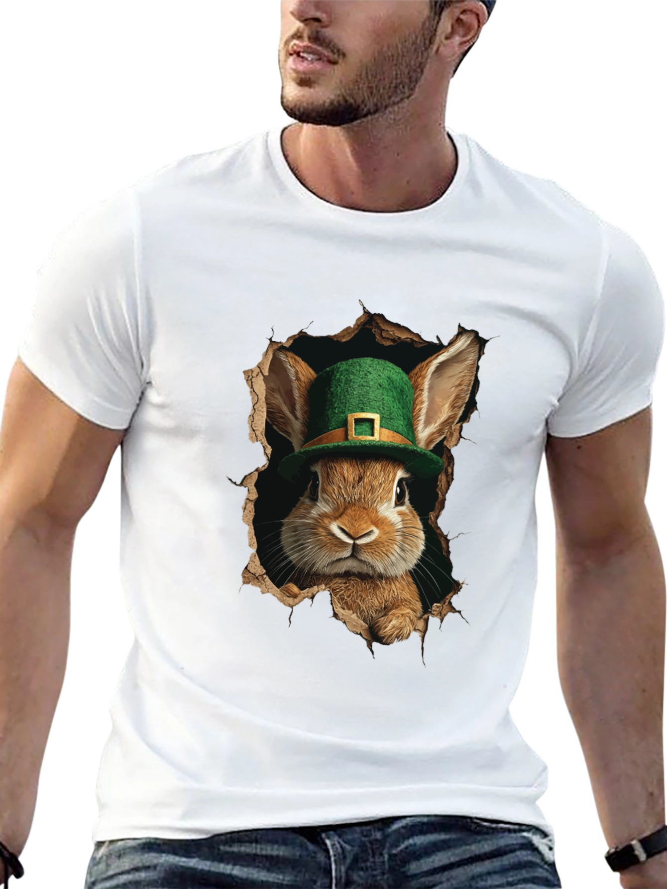 St. Patricks Day Rabbit Graphic Tee