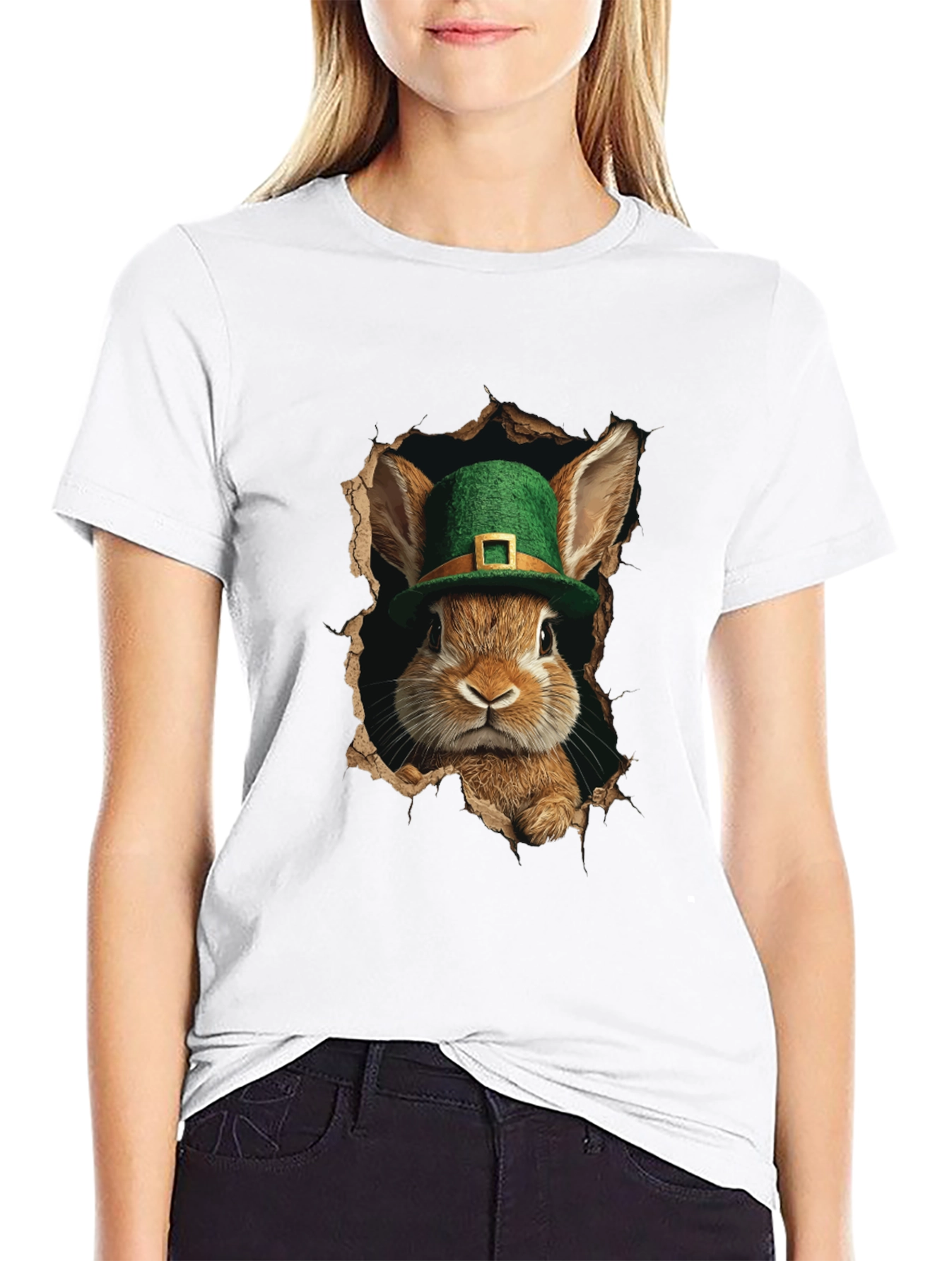 St. Patricks Day Rabbit Graphic Tee