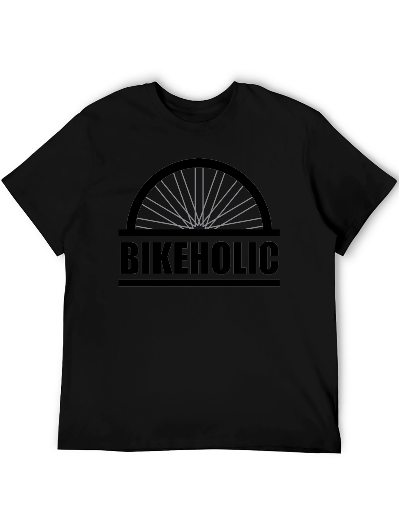 Bikeholic Graphic Tee - Cycling Enthusiast Shirt