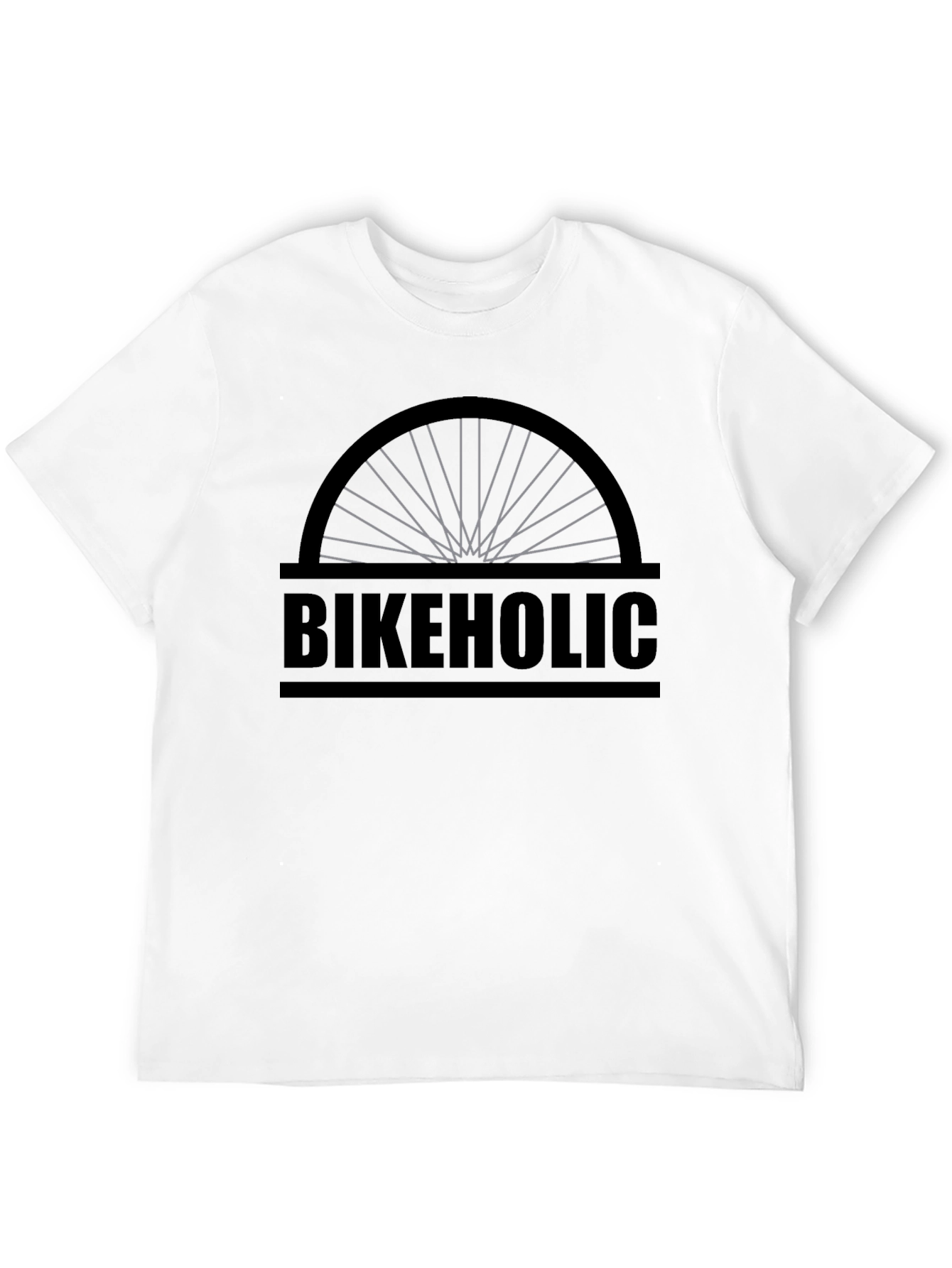 Bikeholic Graphic Tee - Cycling Enthusiast Shirt