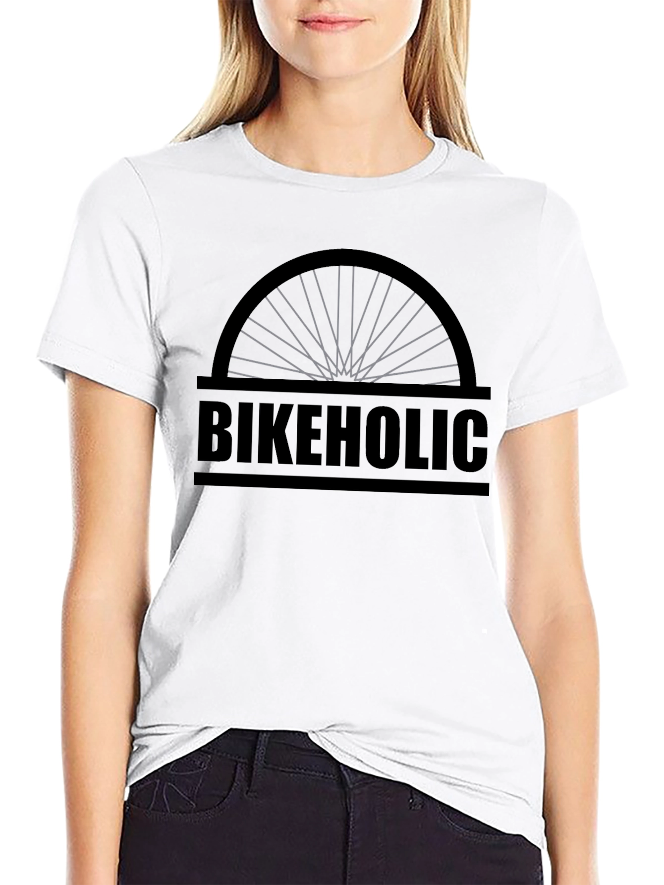 Bikeholic Graphic Tee - Cycling Enthusiast Shirt