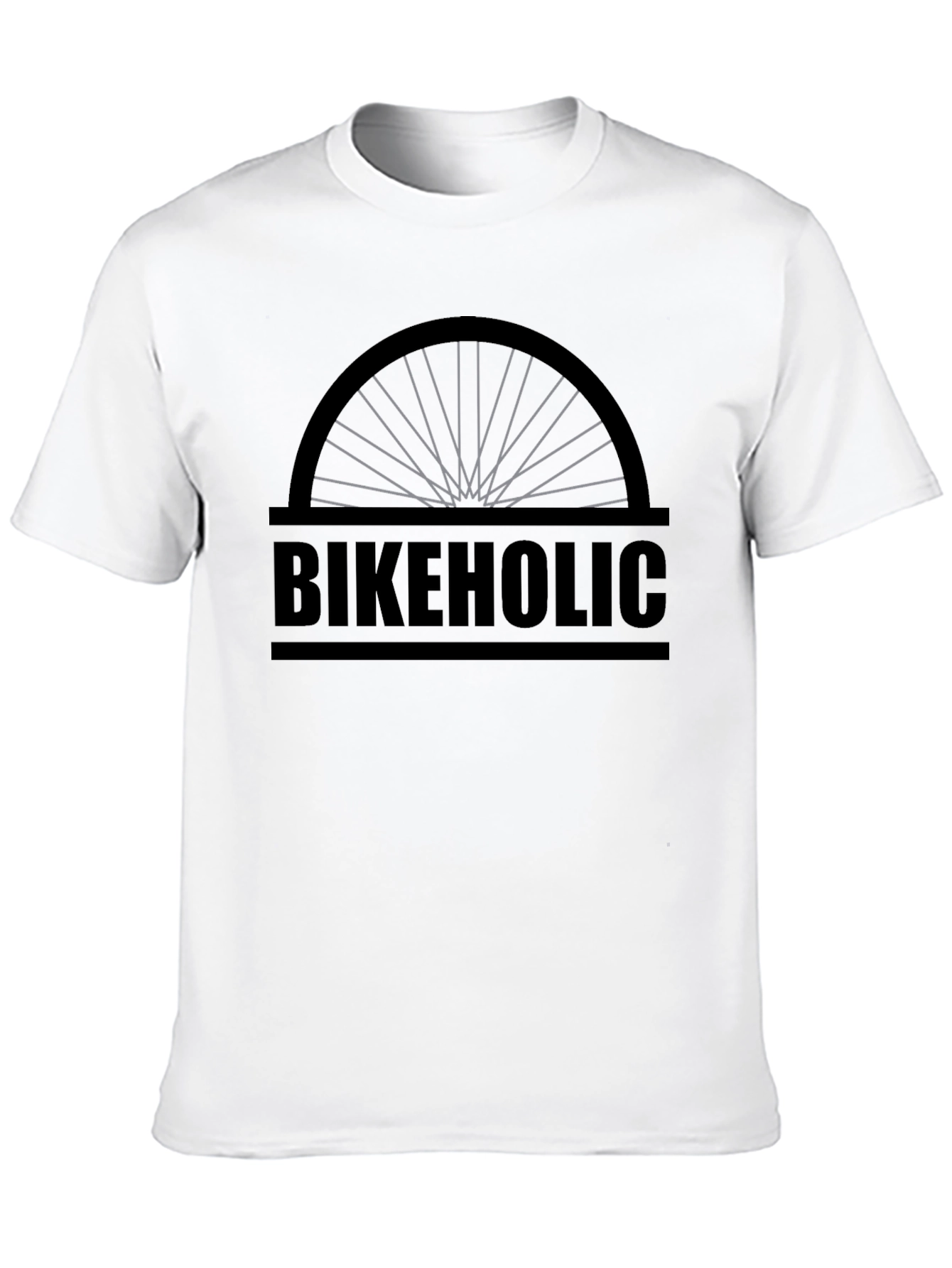 Bikeholic Graphic Tee - Cycling Enthusiast Shirt