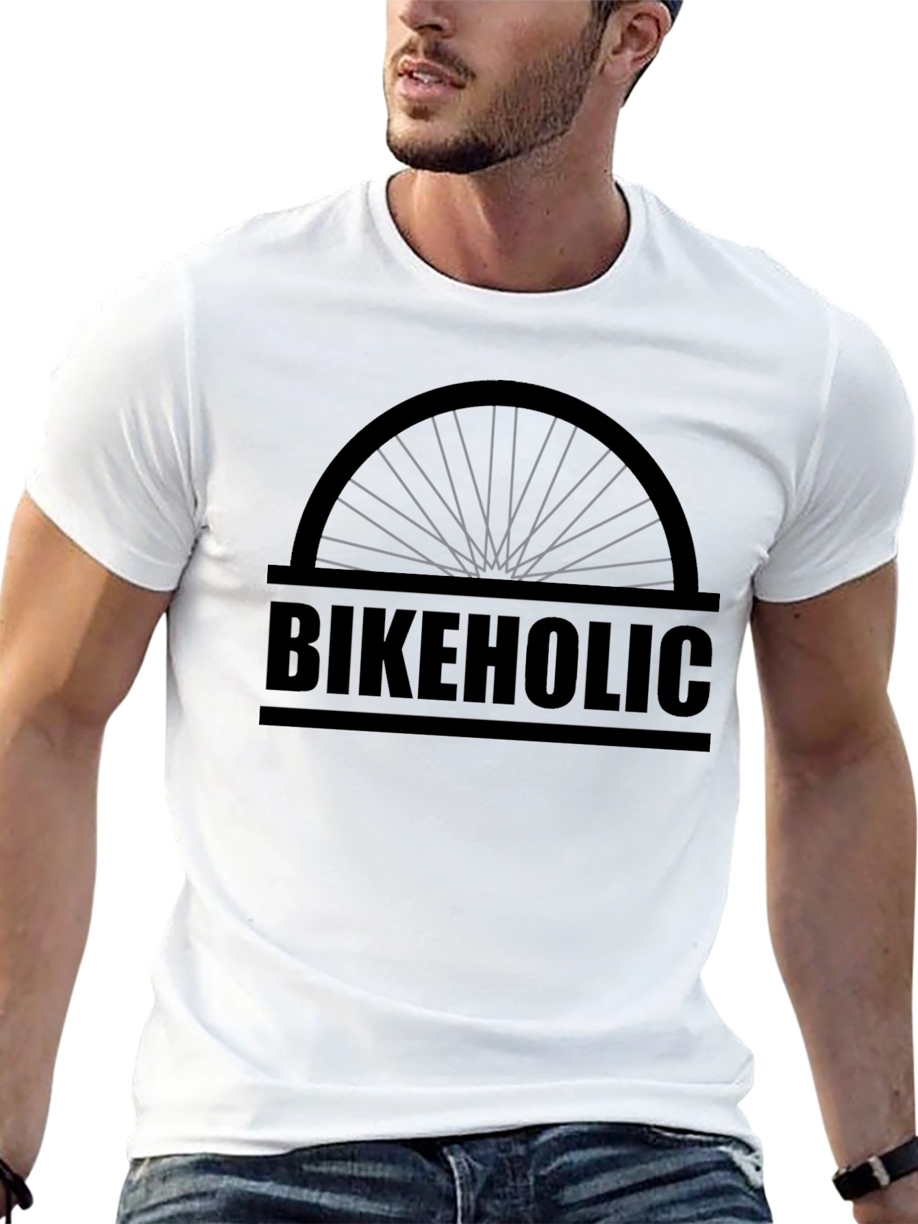 Bikeholic Graphic Tee - Cycling Enthusiast Shirt