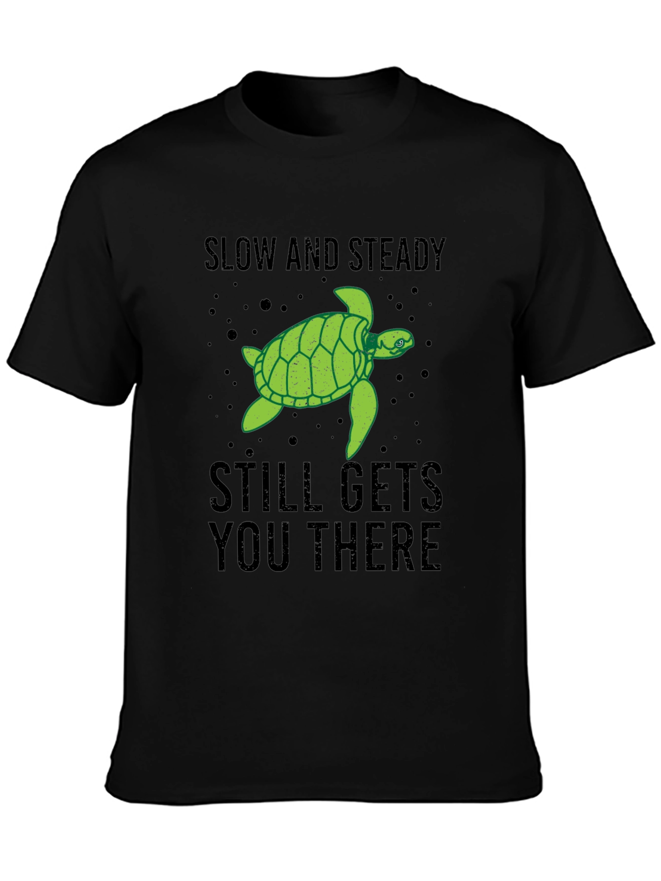 Slow & Steady Turtle Graphic T-Shirt