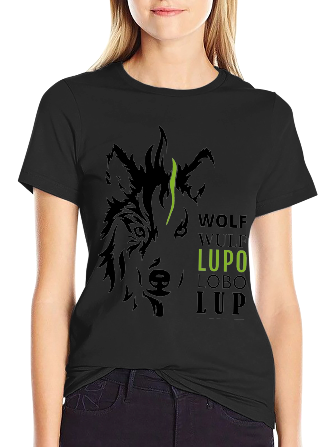 Wolf Languages Graphic T-Shirt