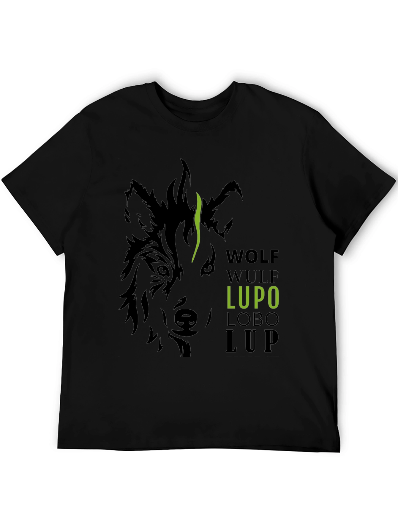 Wolf Languages Graphic T-Shirt