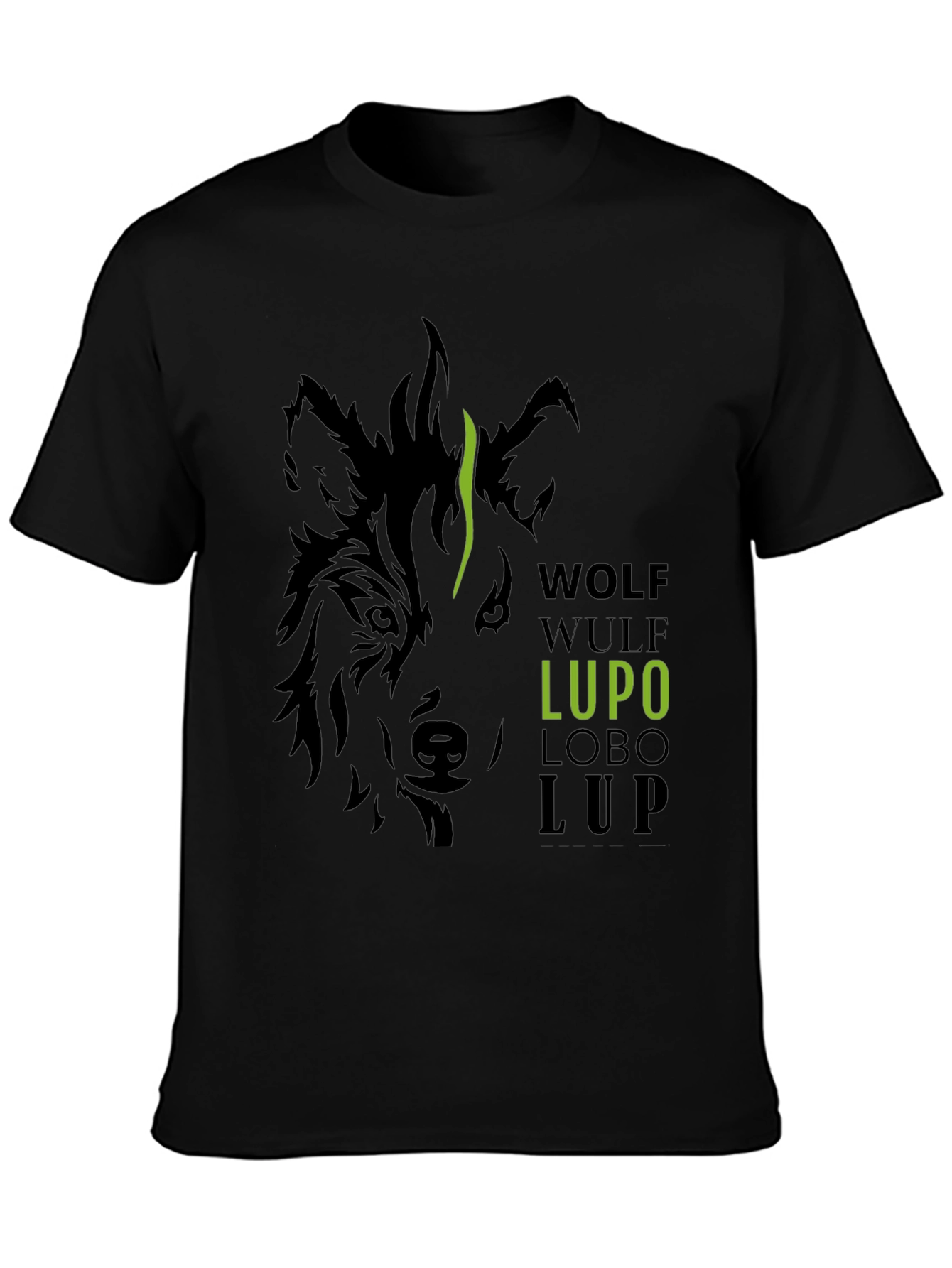 Wolf Languages Graphic T-Shirt